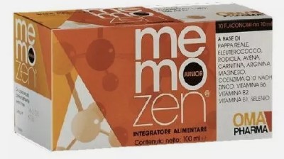 Memozen junior integratore per favorire la memoria e l'apprendimento - 10 flaconi da 10 millilitri